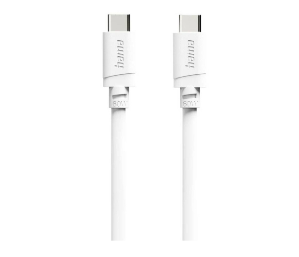 Hama Kabel ładujacy/data USB-C 60W 2m biały - 1580626 - zdjęcie